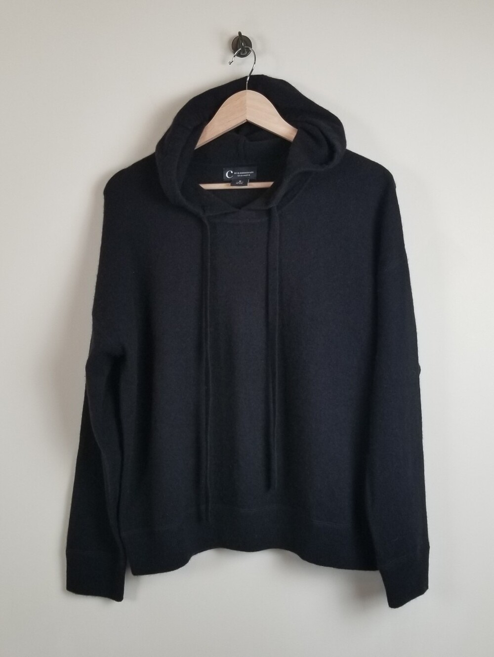 Bloomingdale's Cashmere Hooded Sweater Medium